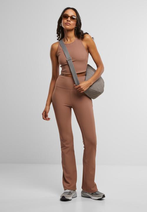 Actual product image Urban Classics Ladies Flared Leggings Rib - 191787 (XL)