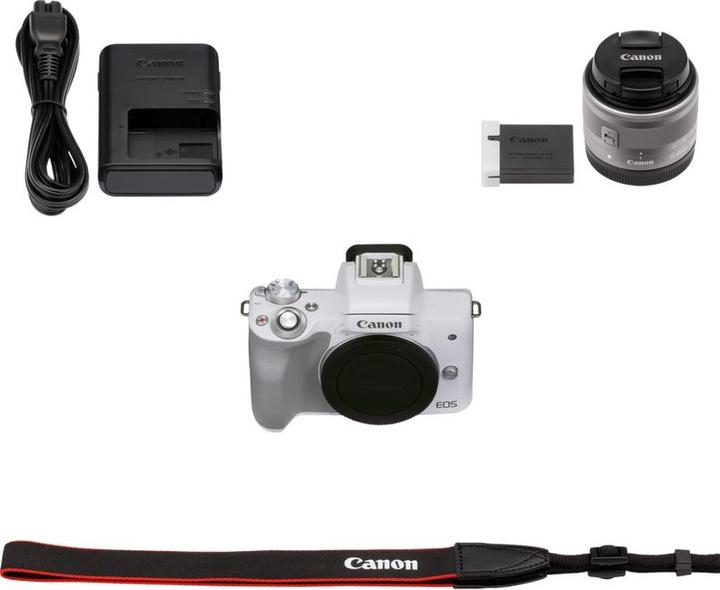 Productafbeelding Canon EOS M50 Mark II Kit (15 - 45 mm, 24 Mpx, APS-C / DX)