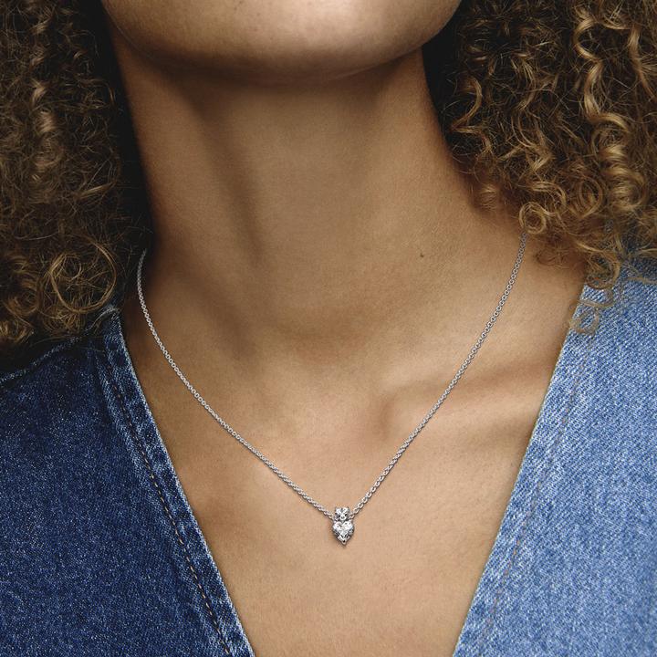 Produktbild Pandora Doppelherz (Sterling Silber 925, 45 cm)