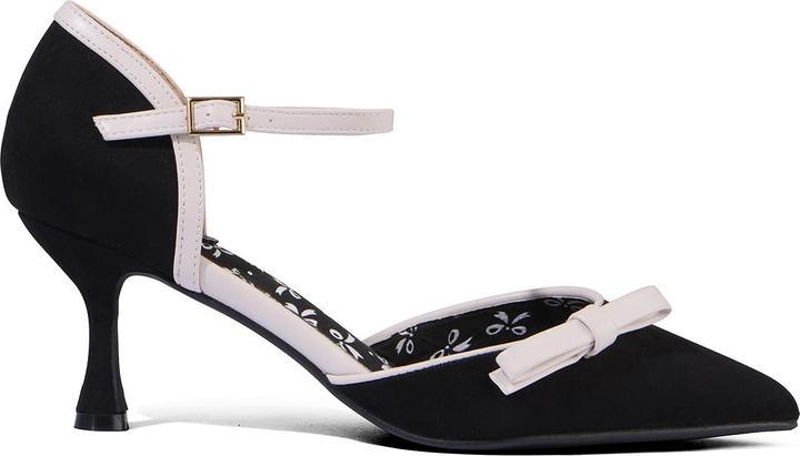 Actual product image Joe Browns Bow Detail Monochrome Slingback Heels (39)
