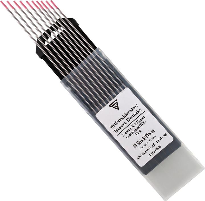 Produktbild Stahlwerk Wolframelektroden / Schweisselektroden WX Pink 2,4 x 175 mm 10er Set