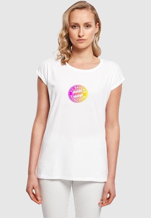 Actual product image FC Bayern München Ladies Logo PY Extended Shoulder Tee - 115673 (M)