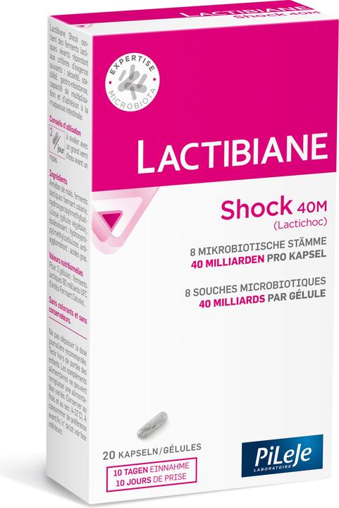 Lactibiane Shock 40M (20 Stück, Kapseln, 9 g)