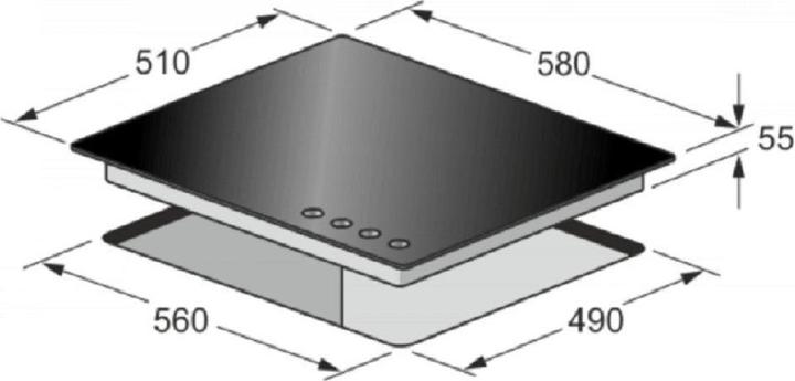 Actual product image Kaiser EH 6355 RotEm + KCG 6335 RotEm Turbo (Wall hood)