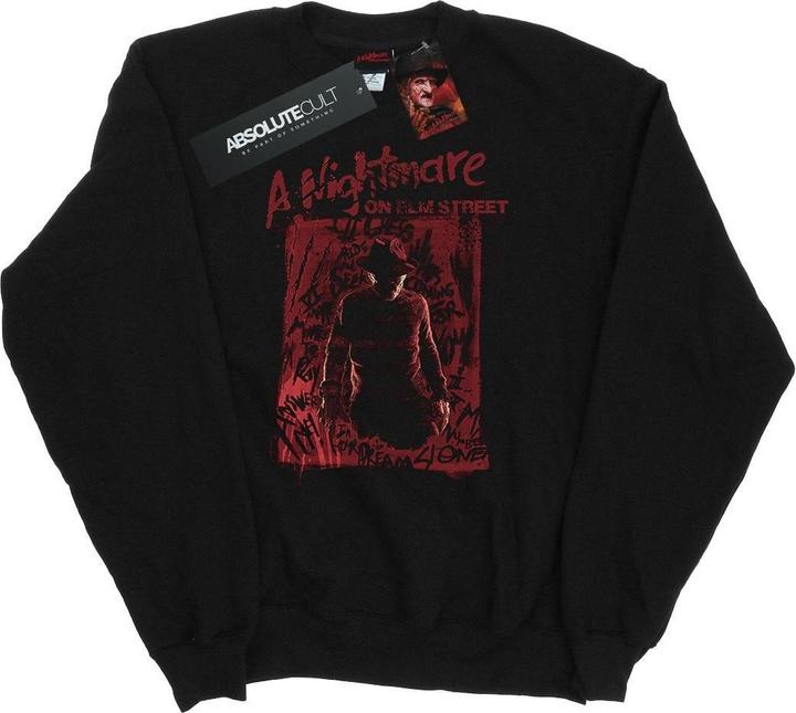 Actual product image Absolute Cult Mens Freddy Silhouette Sweatshirt (S)