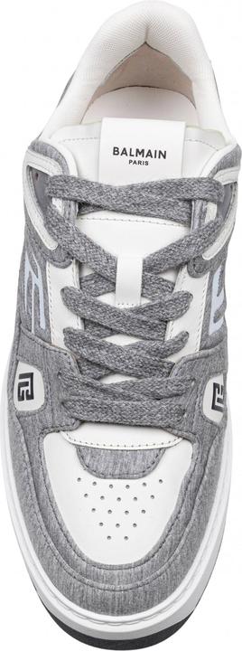 Image du produit Balmain b-court sneakers in pile and leather color grey (42)