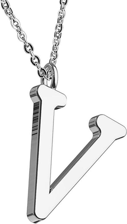 Produktbild Star Piercing Kette silber Anhänger Buchstabe V (Chirurgenstahl 316L, ohne Messing)