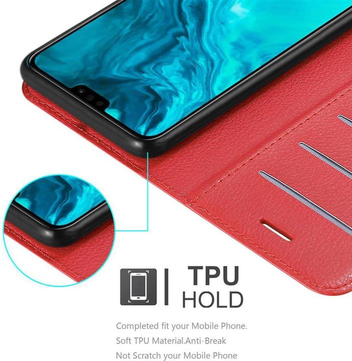 Actual product image Cadorabo Book with stand function cover (Honor 9X Lite)