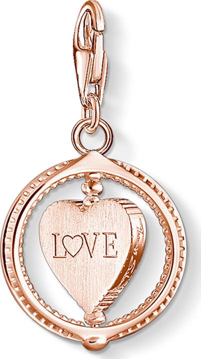 Immagine prodotto Thomas Sabo Ciondolo Charm Cuore Pavé in oro rosa (Argento 925)