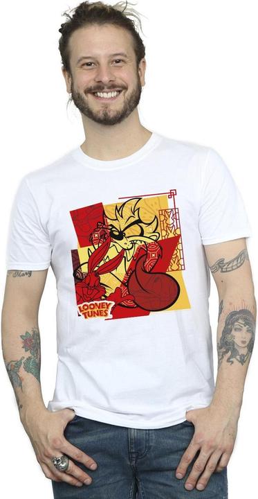 Image du produit Looney Tunes - T-shirt TAZ BUGS RABBIT NEW YEAR - Homme (XXL)