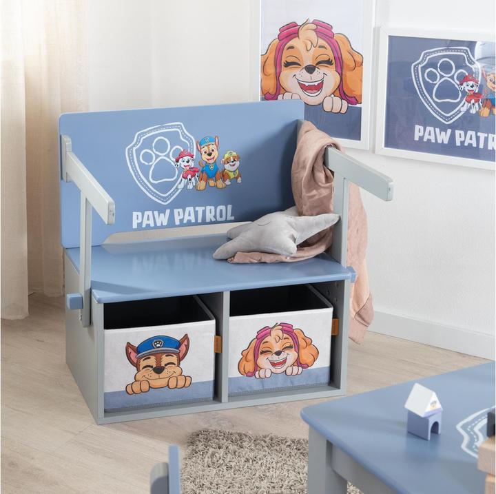 Produktbild Roba Klappbare Sitzbank mit Aufbewahrungsbox Paw Patrol (Kindersitzgruppe)