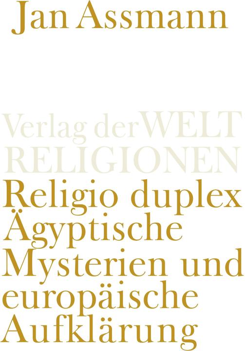Produktbild Religio duplex (Deutsch, Jan Assmann, 2017)