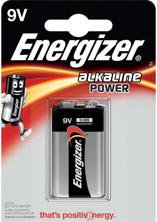 Energizer 9 V Block-Batterie (1 pz., 9V Block)