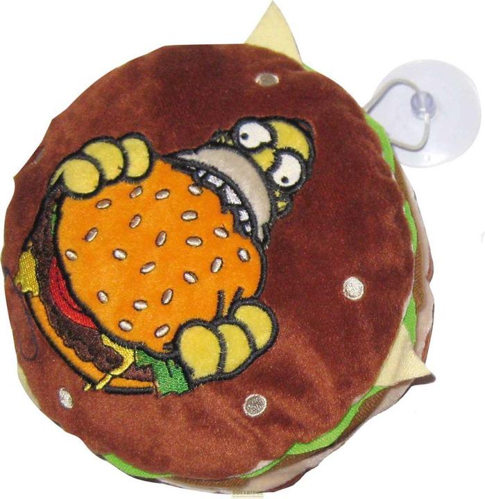 Image du produit United Labels Mini-oreiller à ventouse Burger des Simpson 18 cm