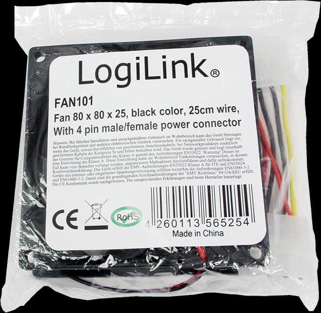 Image du produit LogiLink Fan101 (80 mm, 1 x)