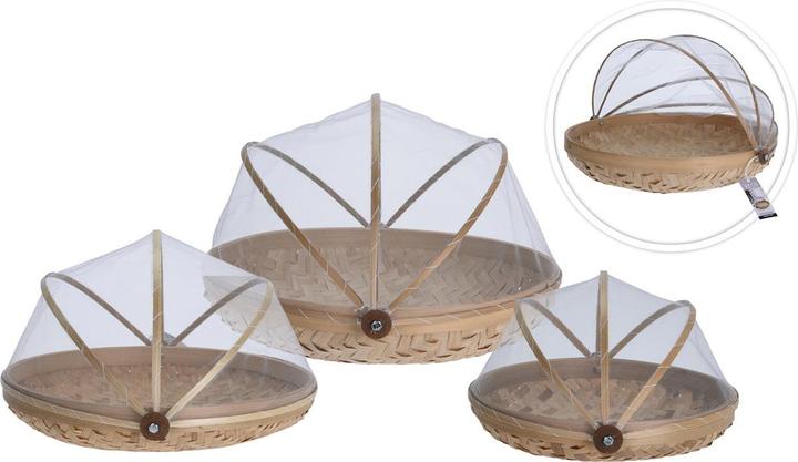 Actual product image Natura Punto Food covers, bamboo, set of 3