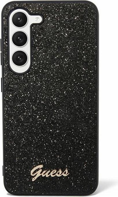 Immagine prodotto Guess Custodia per S24+ S926 GUHCS24MHGGSHK Custodia rigida Glitter Script nero (Samsung Galaxy S24+)