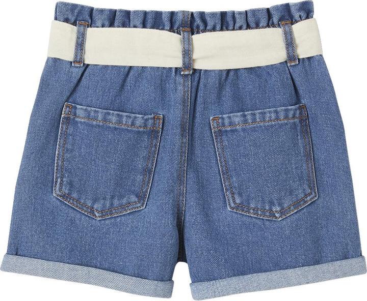 Produktbild Vertbaudet Mädchen Jeansshorts mit Paperbag-Bund (146)