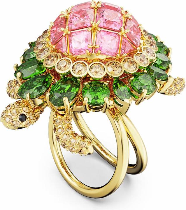 Produktbild Swarovski Idyllia Cocktail Ring Schildkröte Gold (50)