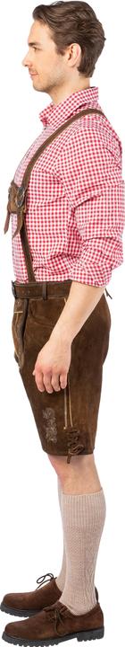 Produktbild Orlob Trachten Latzhose Herren: Kurze Oktoberfest Lederhosen (54)