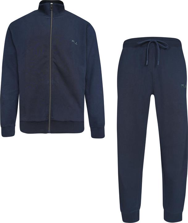 Produktbild FILA Man Long Pyjamas In Cotton Brushed Fleece Full Zip (L)