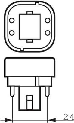 Image du produit Philips Professional CorePro (G24q-3, 9 W, 950 lm, 1 x, F)