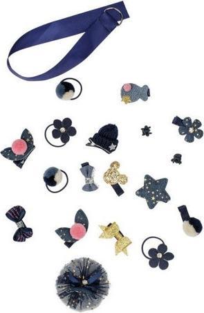 Actual product image Activity Board 18 pieces hair clips set toddler girls, hair jewellery girls, hair clips with gift box (18 pcs.)