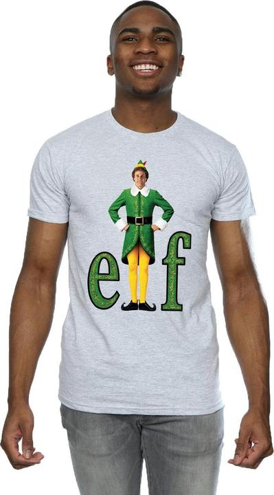 Actual product image Elf Mens Buddy Logo T-Shirt (L)