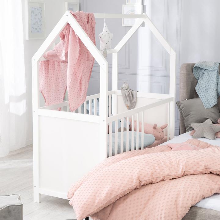 Produktbild Roba Hausbett 60 x 120 cm inkl. Wickelplatte (60 x 120 cm)
