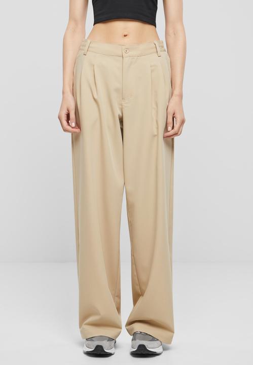 Actual product image Urban Classics Ladies Ultra Wide Pleat-Front Pants - 126793 (30)