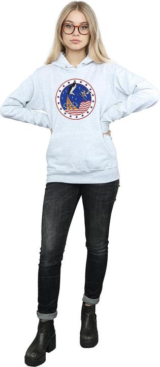 Actual product image Nasa Womens/Ladies Classic Rocket 76 Hoodie (XL)