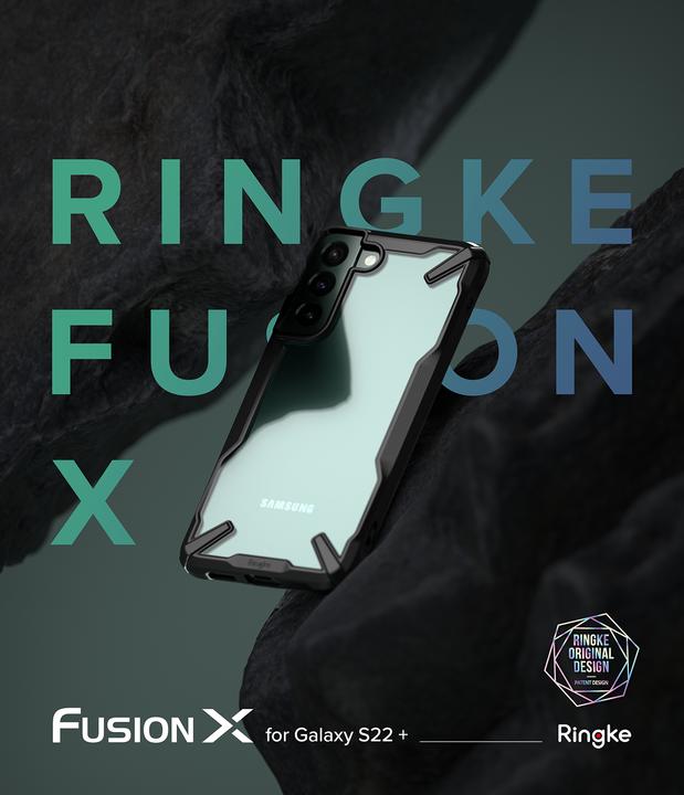Image du produit Ringke Fusion X coque armée avec cadre Samsung Galaxy S22 + (S22 Plus) noir (Samsung Galaxy S22+)