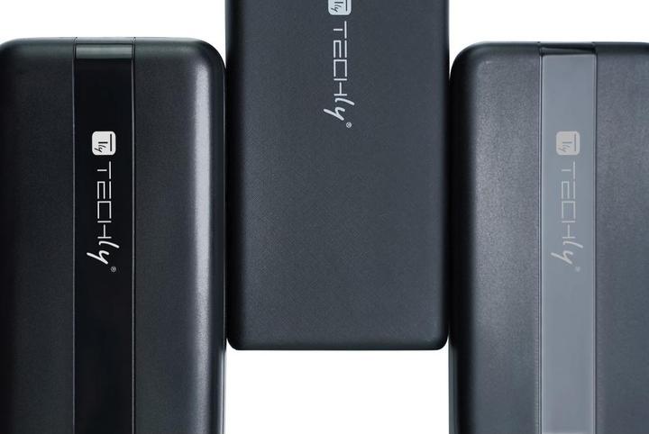 Immagine prodotto Techly Caricabatterie della banca di potenza 10000mAh 2x USB 1x USB-C con cavo USB-C (10000 mAh, 10 W, 37 Wh)
