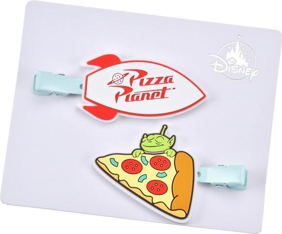 Actual product image Disney Little Green Men/Alien hair clip set Pizza Planet (2 pcs.)