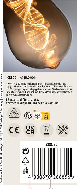 Image du produit Paulmann LED en forme d'ampoule Inner Glow Helix E27 (E27, 3.50 W, 180 lm, 1 x)