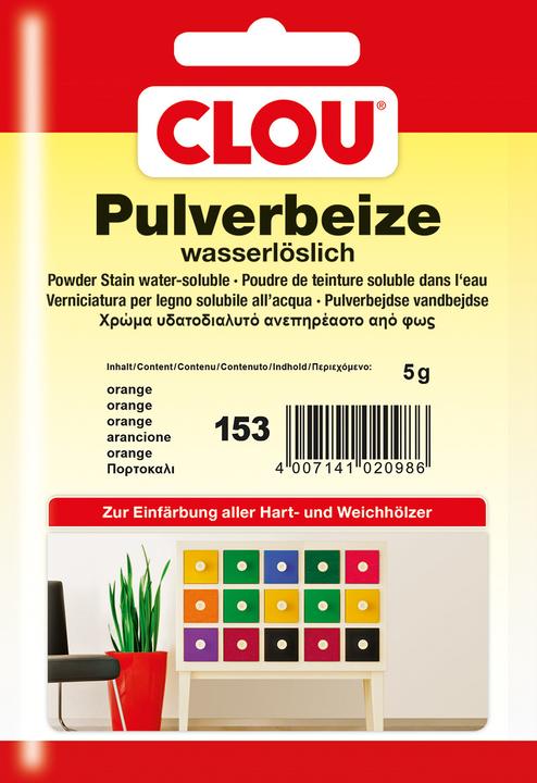 Actual product image Clou Water stain 153 (Orange)