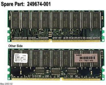 Image du produit HPE MEM MOD,SDRAM,256MB (1 x 256MB, 200 MHz, RAM DDR4, DIMM)