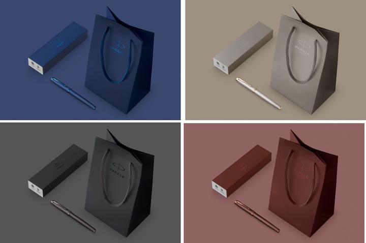 Actual product image Parker Pen Biros IM Monochrome Medium (M), Burgundy (Burgundy, 1 x)