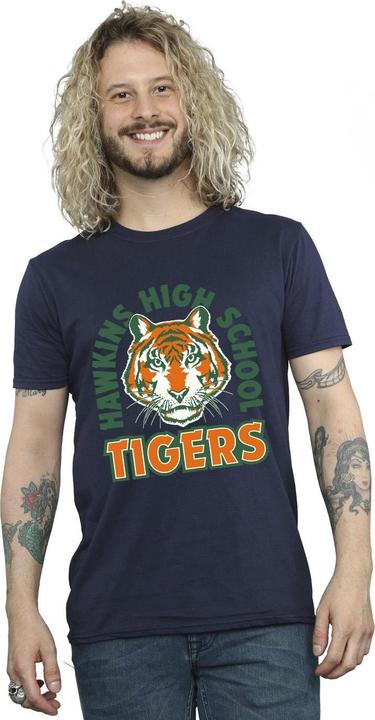 Produktbild Netflix Stranger Things Hawkins Arch Tiger TShirt (3XL)