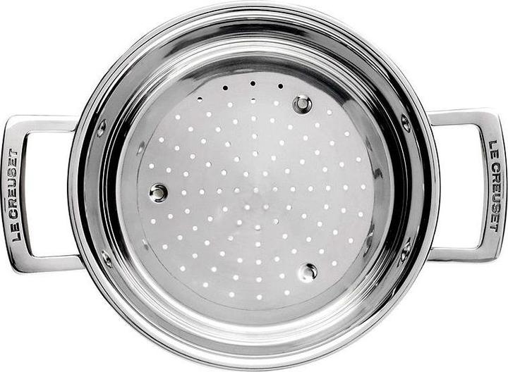 Image du produit Le Creuset Encart sur la vapeur (20 cm, Ensemble de casseroles et de poêles de cuisson, Acier inoxydable)
