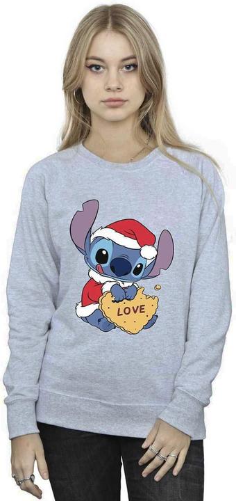 Image du produit Disney - Sweat LILO AND STITCH CHRISTMAS LOVE BISCUIT - Femme (XXL)
