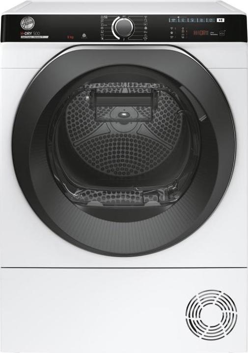 Actual product image Hoover Heat Pump Dryer Candy NDPEH8A2TCBEXS-S 8 kg Smart Operation with WiFi + Bluetooth Technology (8 kg, Left)