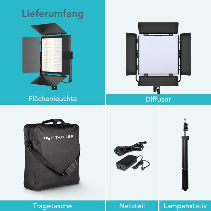 Produktbild Wiltec Spectar Bi-Colour LED Panel 5.2 Kit (Flächenleuchte)