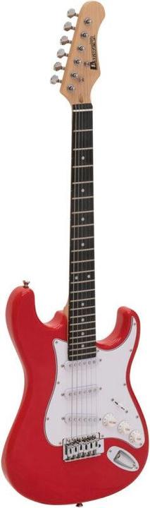 Produktbild Dimavery J-400 E-Gitarre ST rot, 3/4 (E-Gitarre)