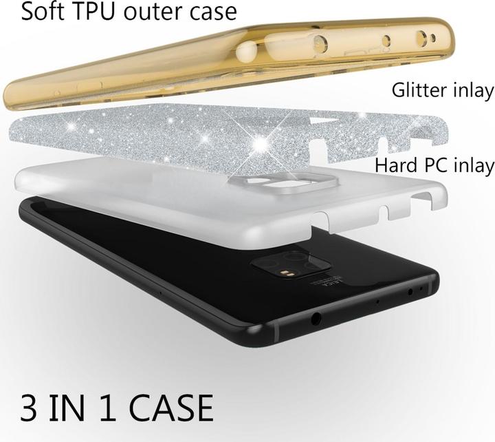 Produktbild Nalia Glitter Handyhülle (Huawei Mate 20)