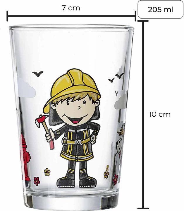 Produktbild Ritzenhoff & Breker Kindergläser Feuerwehrmann Bernie