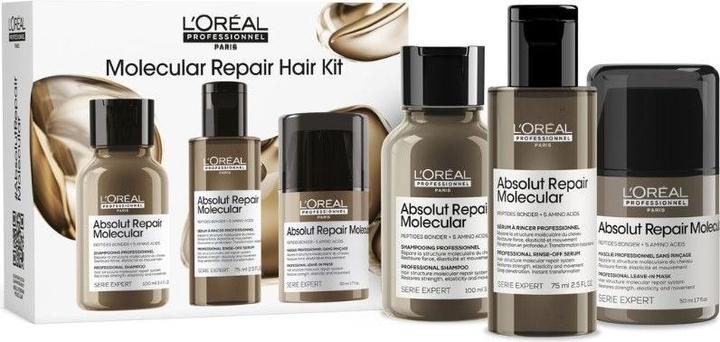 Immagine prodotto L'Oréal Professionnel Absolut Repair Molecular Trio Discovery Kit (Set per la cura dei capelli)