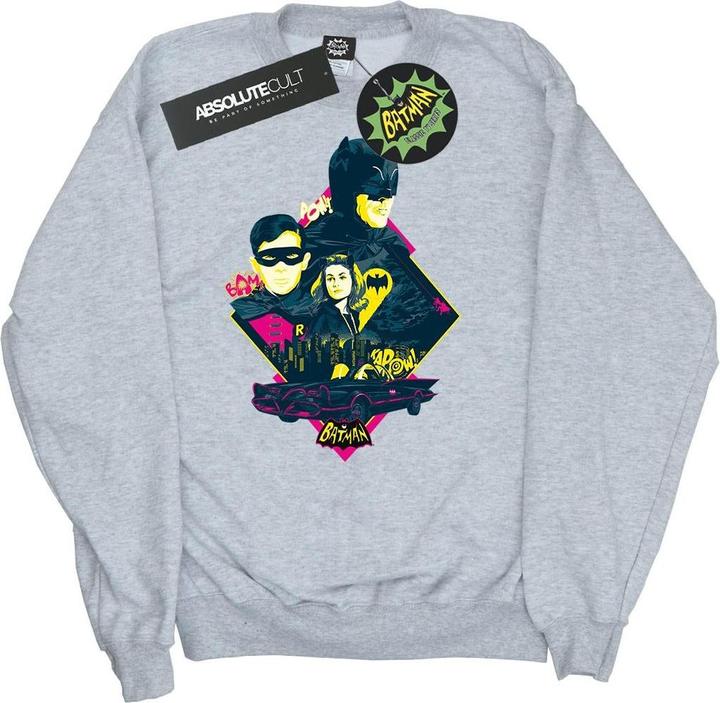 Immagine prodotto Felpa uomo Batman Serie TV in cotone con personaggi Pop Art (XL)
