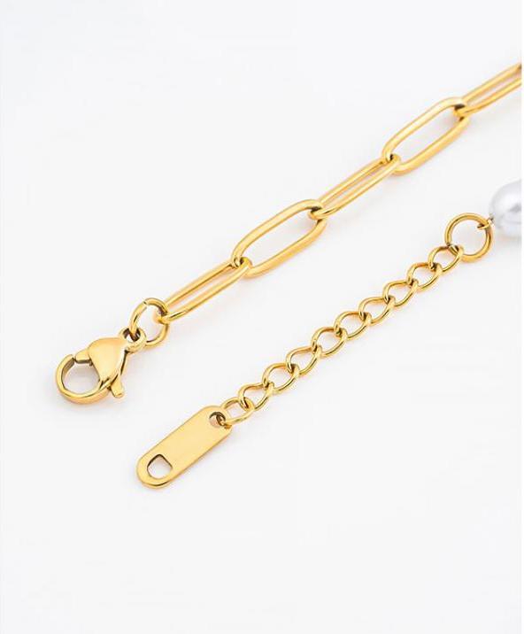 Immagine prodotto Sensora Jewelry Bracciale con maglie di perle (Acciaio inossidabile)