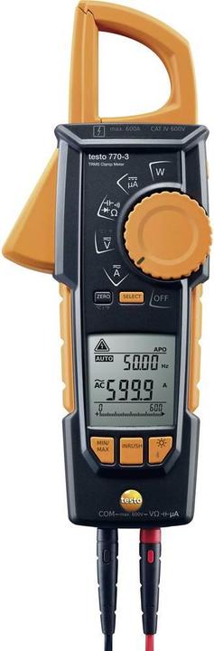 1 set di puntali, Batterie, Testo 770-3 Pinza amperometrica
